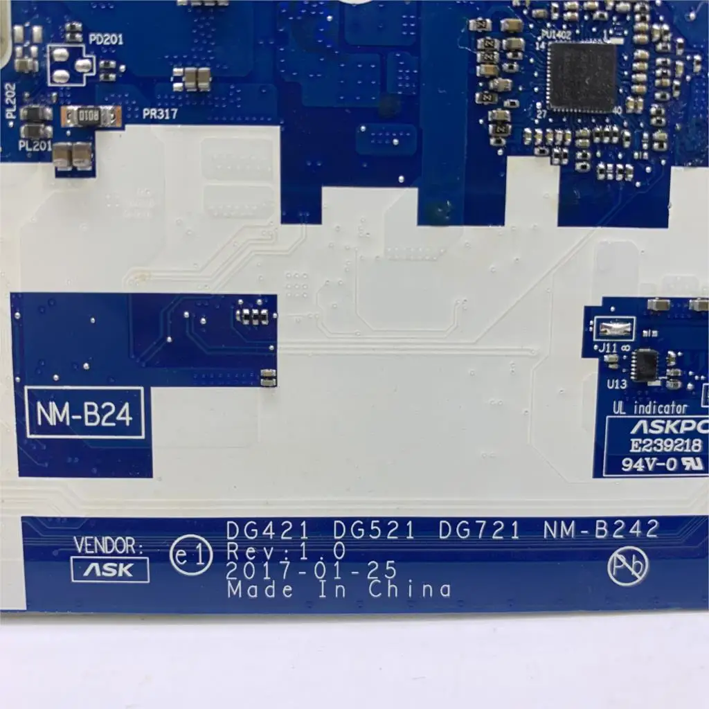 

KEFU DG421 GD521 DG721 NM-B242 I7 7500U 4G For Lenovo 320-15ISK 520-15ISK Notebook Motherboard CPU DDR4 100% Test Ok Thinkpad