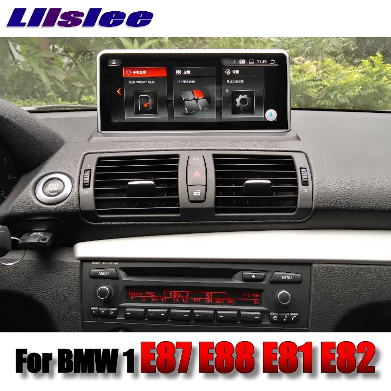 Автомобильный мультимедийный GPS-навигатор LiisLee для BMW 1 E87 E88 E81 E82 2004 ~ 2013 Hi-Fi Радио - Цена: 