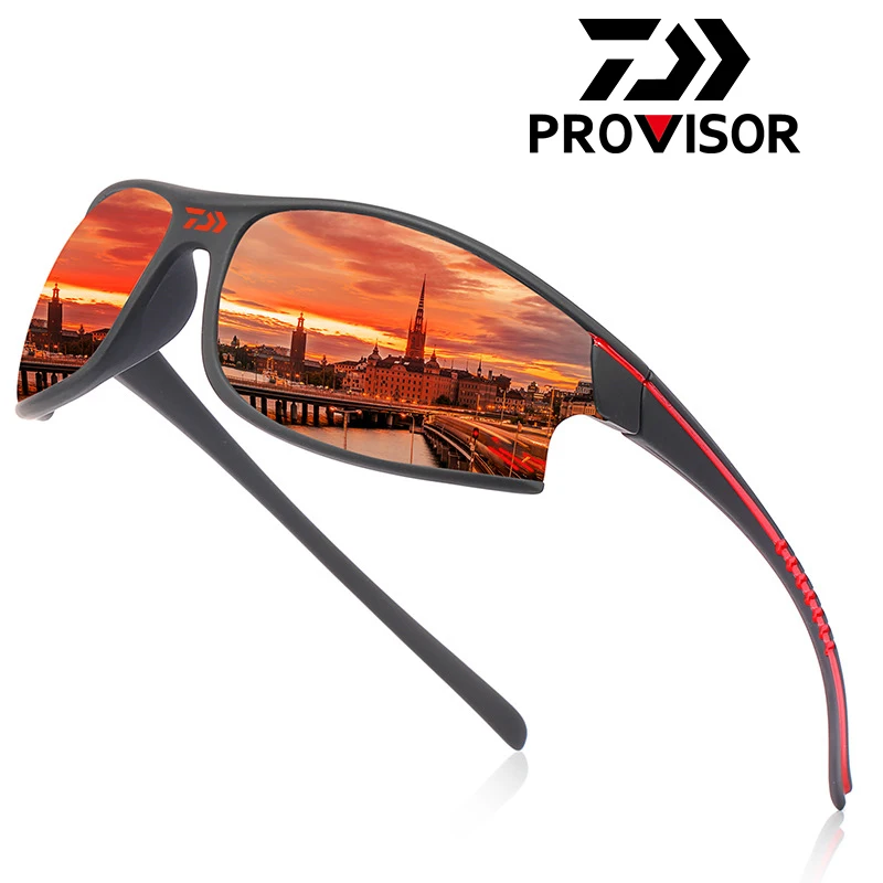 

Поляризованные солнцезащитные очки Daiwa для велоспорта, активного отдыха, рыбалки, пешего туризма, велоочки, очки для велоспорта, очки для ве...