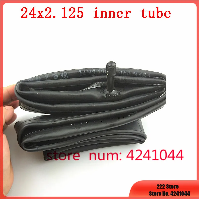 Free shipping 24x2.125 inner tube 24x1.95/2.125 Thorn Resistant Schrader Valve Bicycle E-bike tire Tube