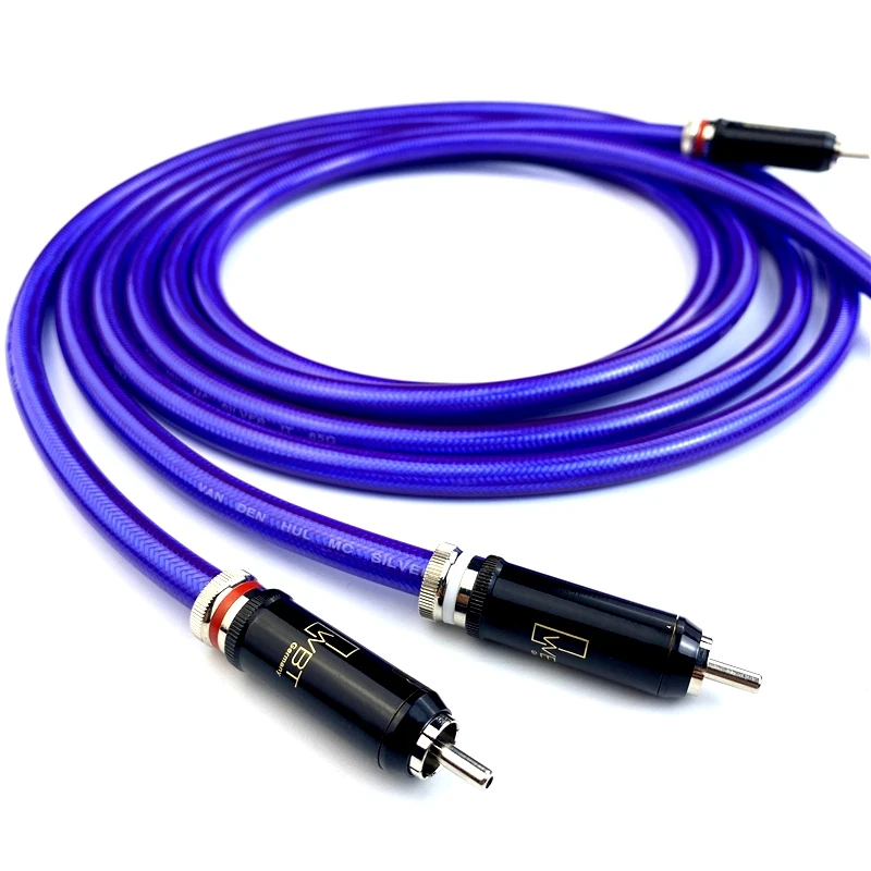 HIFI VAN DEN HUL MC серебристый IT 65G RCA штекер для самостоятельного подключения