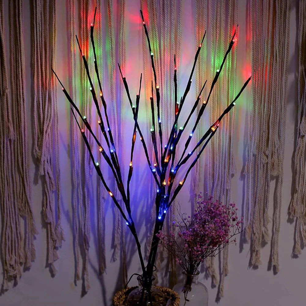 USB разъем светодиодный филиал светильник s вверх ветви коричневый запасами