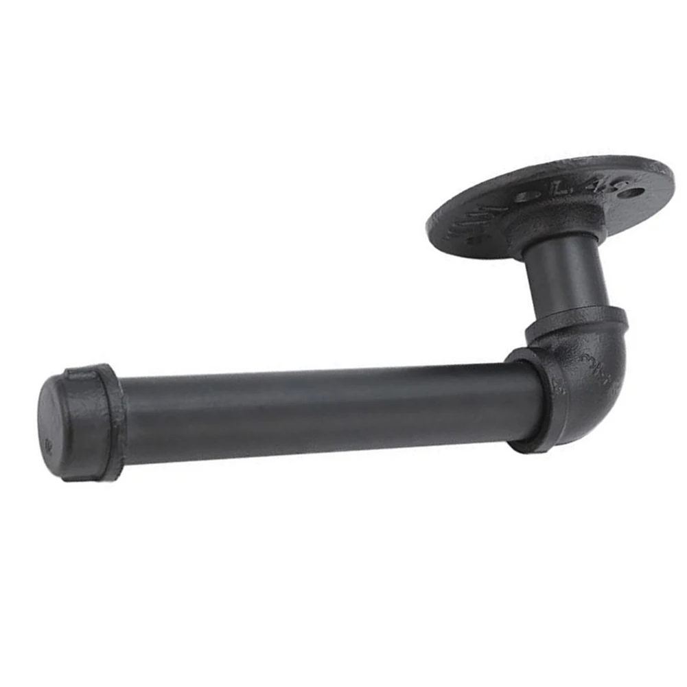 Pipeline Design Retro Industrial Style Paper Tissue Holder Towel Rack Bathroom Home Roll Shelf Vintage Decoration Wall Mount |