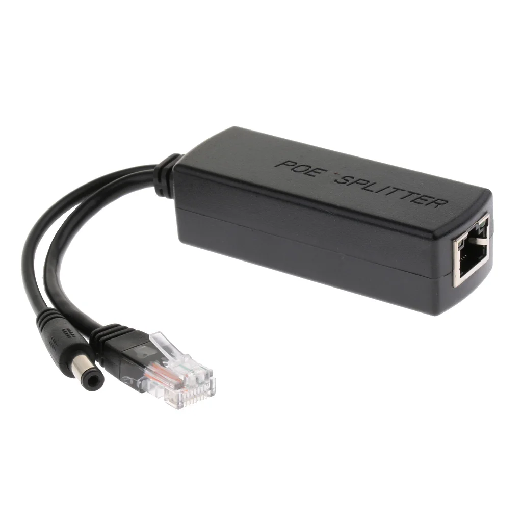 1 шт. активный 12 В PoE мощность по Ethernet сплиттер адаптер IEEE 802.3af 10/100 Мбит/с|Точки