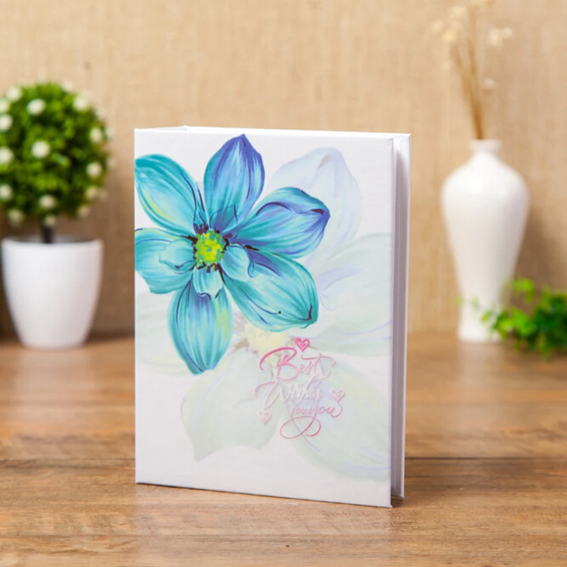 100 страниц 4D Interleaf Тип фотоальбом для хранения рамки свадьбы Юбилей подарки