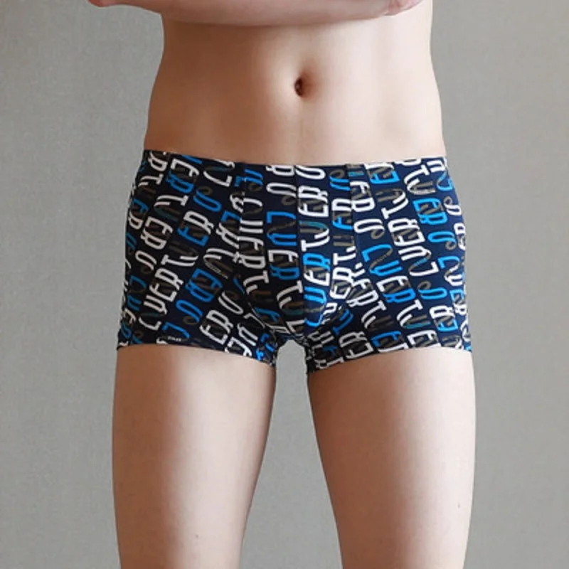 

Mens Shorts Tribute Cotton Men Homewear Flower Print Underpants for Gay Plus Size Arrow Shorts