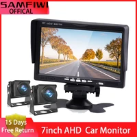 7 inch ahd car monitor high definition night vision backup camera vehicle reverse rear view backup camera monitors for truck