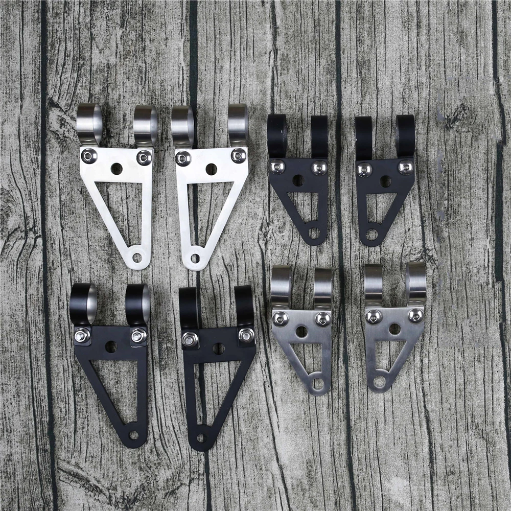 Универсальные кронштейны для передних фар мотоцикла из нержавеющей стали