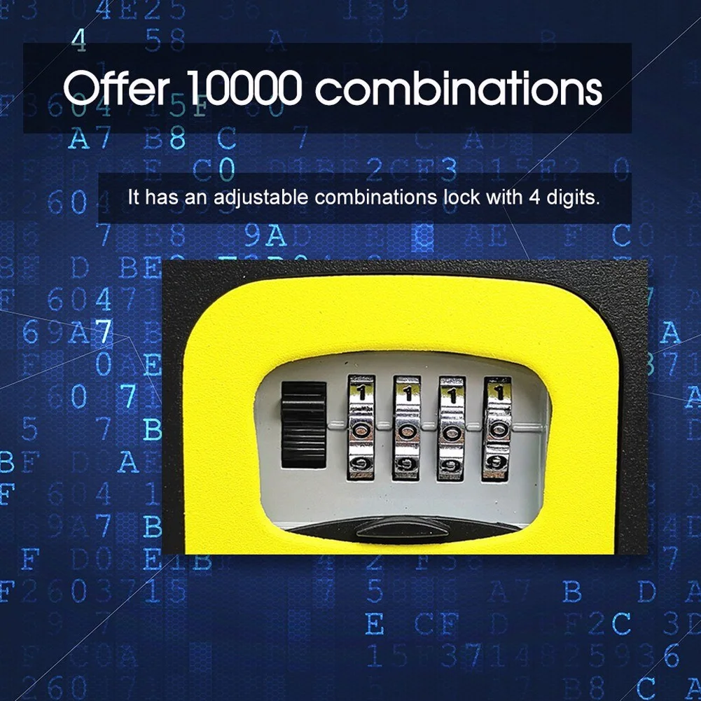 Шкаф для хранения ключей замок держатель органайзер стойка сейф дома улицы чехол
