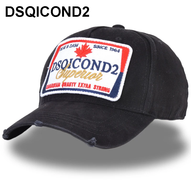 DSQICOND2 оптовая продажа хлопковая бейсболка DSQ2 воде и даме с 1964 года бейсболки