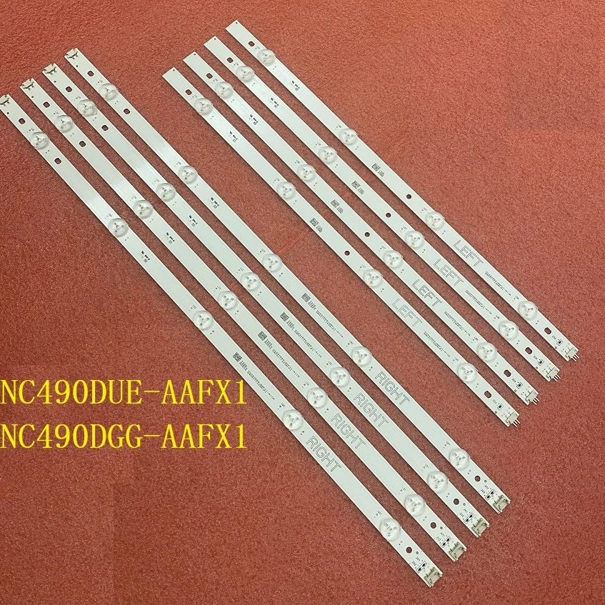 8 шт./компл. светодиодный подсветка для LG 49UJ630V 49UK6200 49UK6300PLB 49UJ635T 49LK5700PSC 49LJ5500 49UJ6300