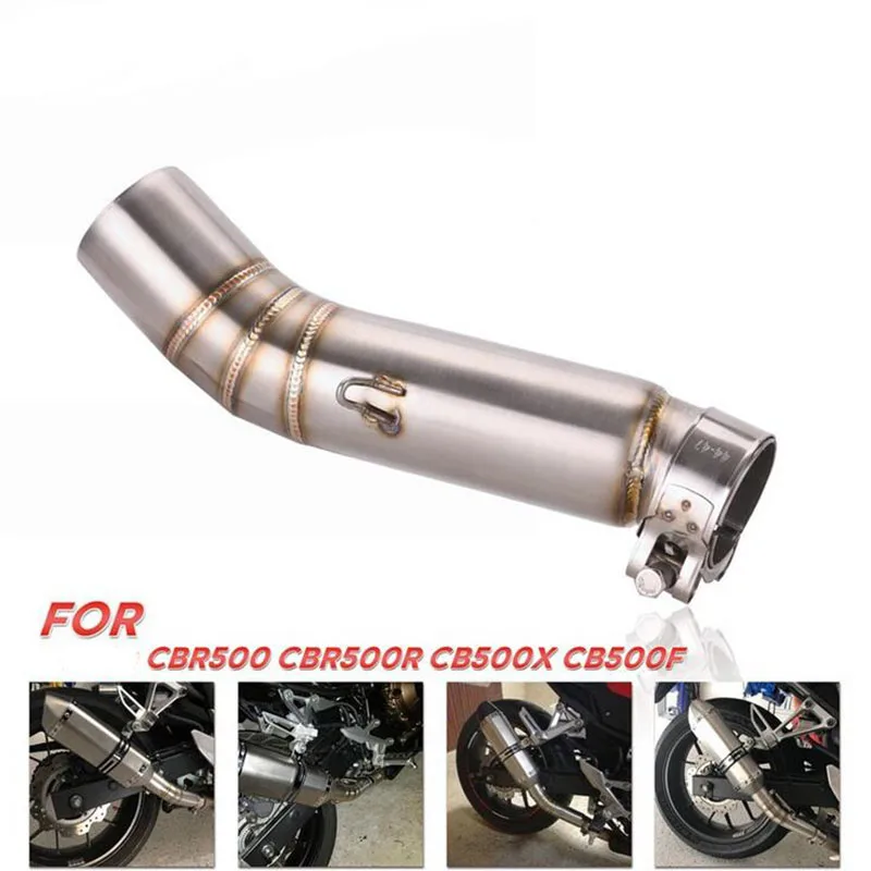 

Для CBR500 CBR 500R контакт выхлопной трубы мотоцикла средний соединитель трубы для CBR500R от 2012 до 2015 лет