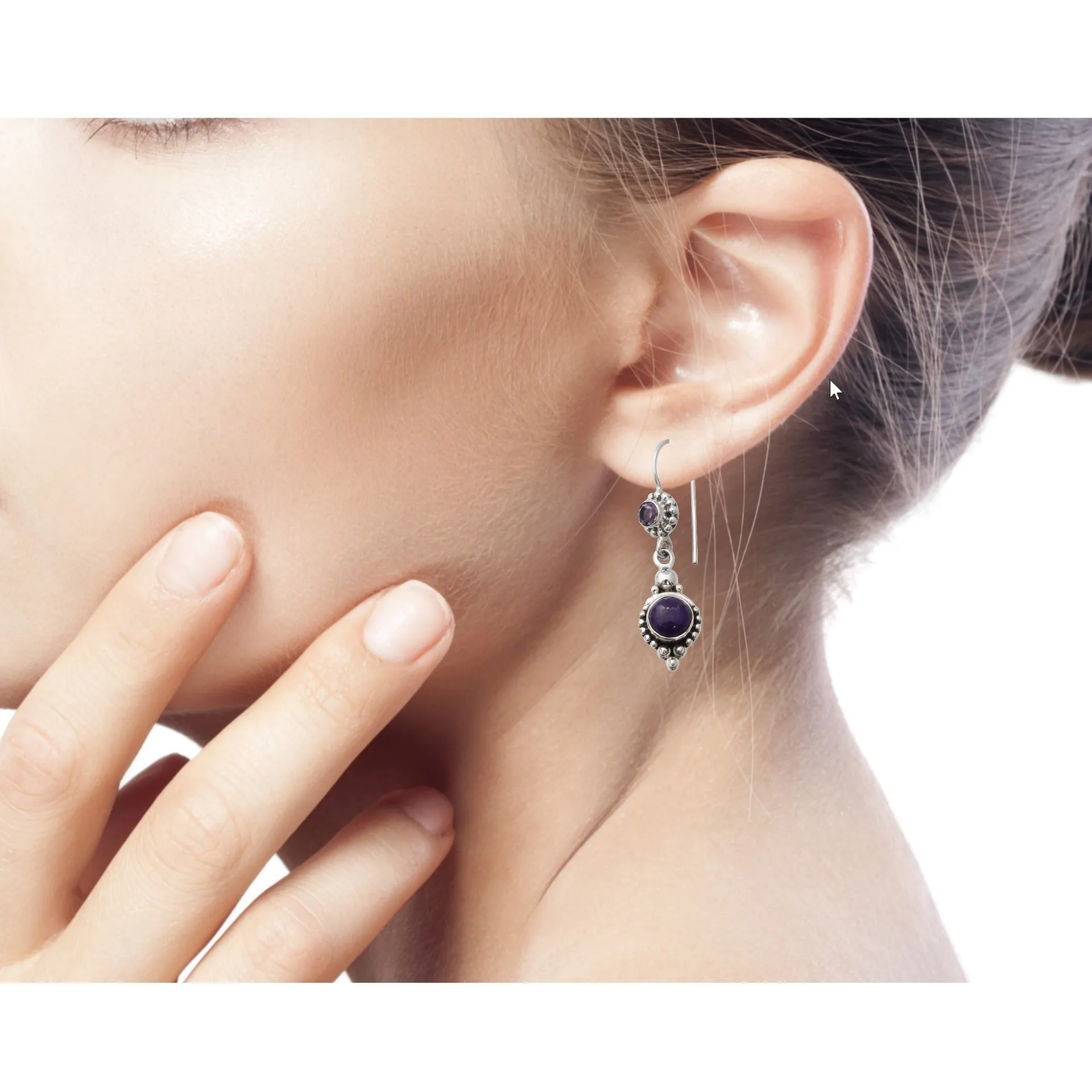 Серебро 925 пробы гранатовые серьги для женщин Мода Aros Mujer драгоценный камень Bizuteria