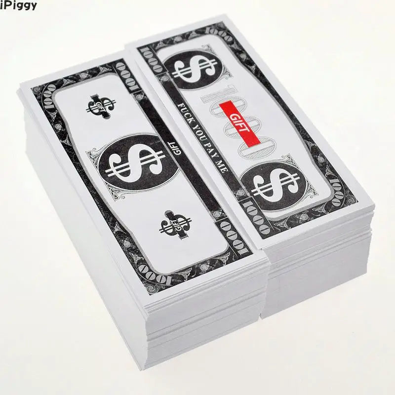 100 шт деньги только для денег водяной пистолет игрушка бумага | Игрушки и хобби