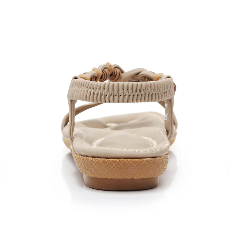 Женские босоножки на плоской подошве винтажные сандалии гладиаторы платформе