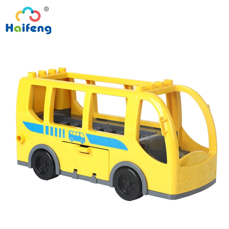 Большой размер строительные блоки большие автобусные аксессуары игрушки для
