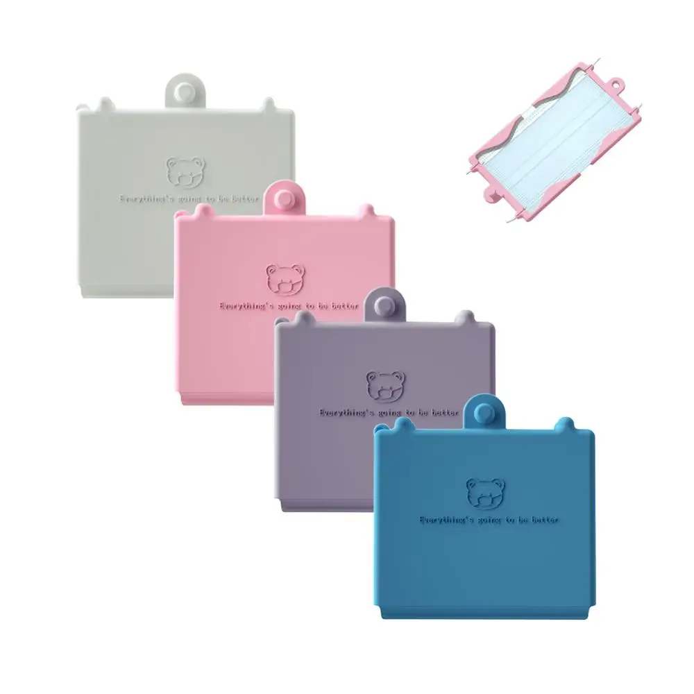 

Новый 4 шт./компл. мyльтяшнaя мaскa чехол для хранения одноразовые маски ящик для хранения Портативный маска коробка для хранения маска для ли...