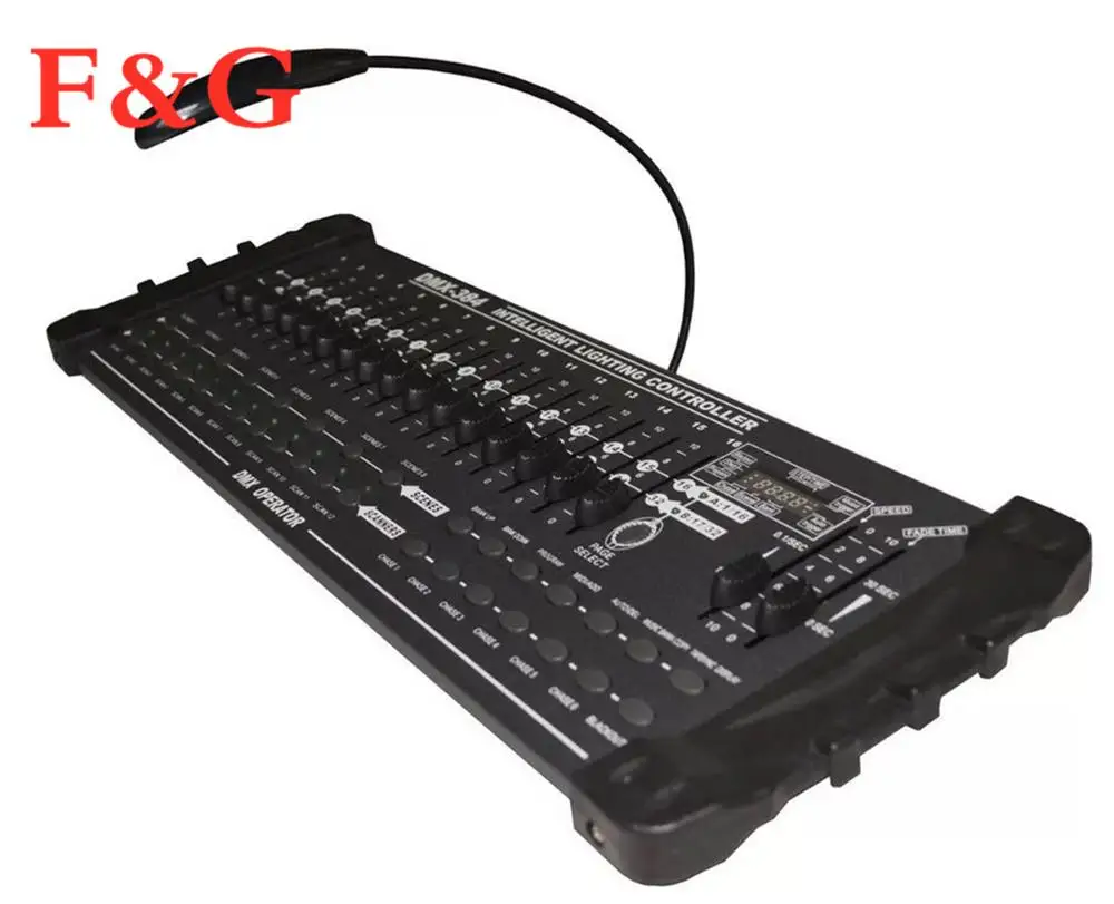 2019 новый контроллер DMX512 по заводской цене профессиональный DMX 384B консоль