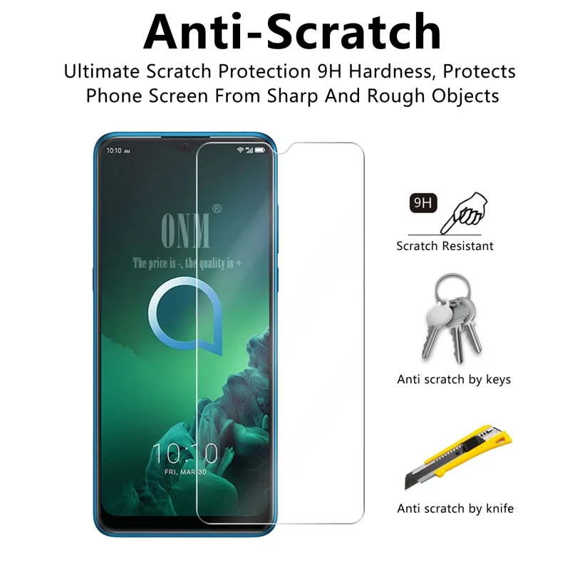 2 шт. закаленное стекло для Alcatel 3 3x1 S 1X1 V 3L защита экрана 9H закаленное стекло для Alcatel 1X3X3 V 5V стекло