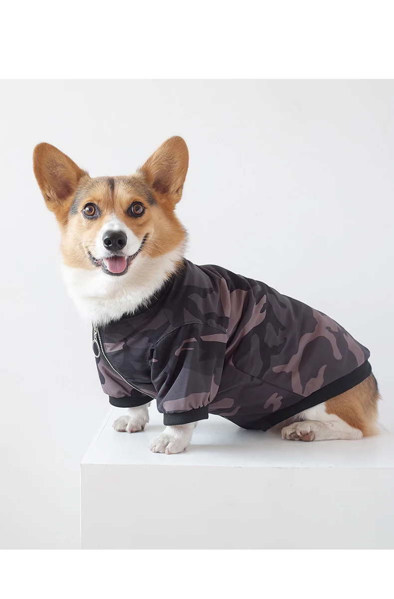 

Winter Warm Luxury Pet Clothes Waterproof Coat Dog Hoodie French Bulldog Sweatshirt Jacket Abrigo Perro Dog Trench Coat KK60GF
