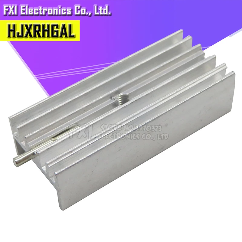 10 шт. 15*10*35 мм алюминиевый радиатор с TO-220 транзистор иглы hjxrhgal для транзисторов TO220 белый