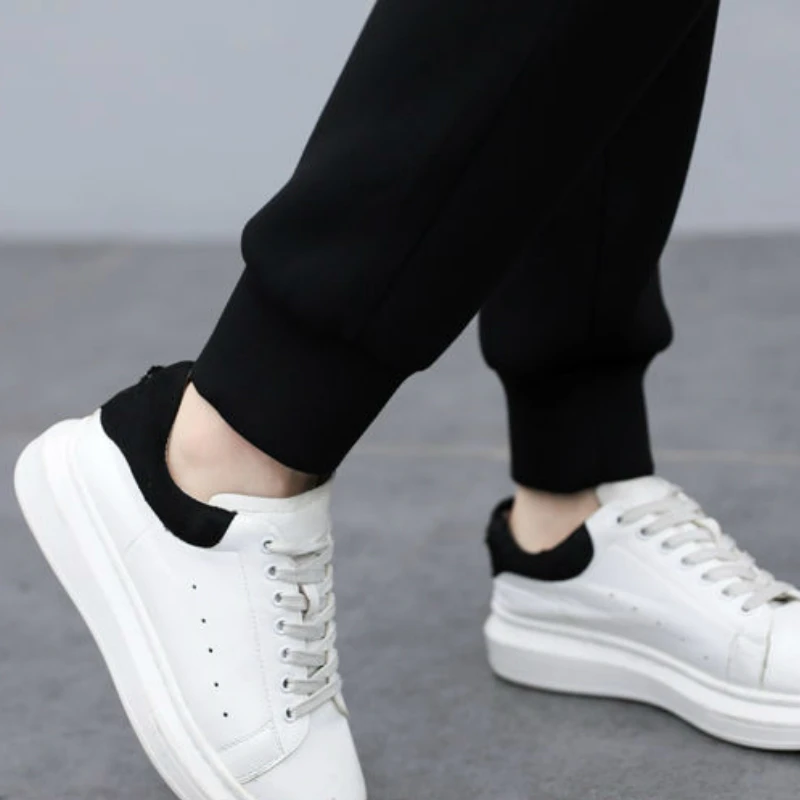 

2 Pieces Women Sets Long Sleeve O-neck Hoodies Patchwork Loose Daily Plus Size 4XL Harem Pants Black Trendy Femme New Fashion