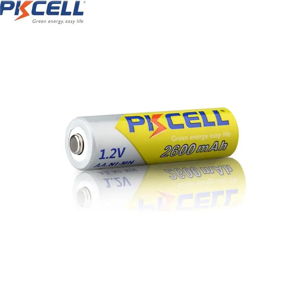 PKCELL 2 упаковки/8 шт. ni-mh AAA батарея 1 в 1000 мАч + NiMH AA перезаряжаемый батареи 2600 Вольт |