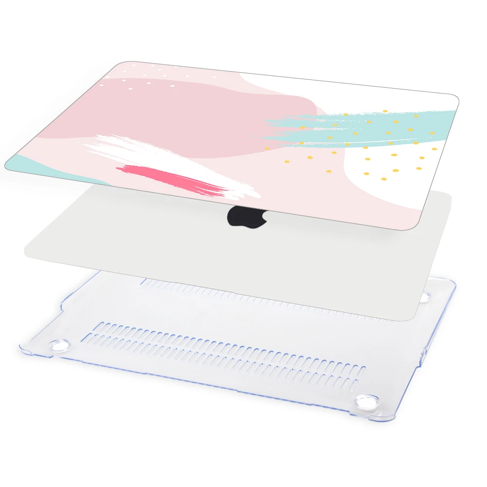 Разноцветный чехол для ноутбука Memphis с брызгами краски Apple MacBook retina Air 12 13 3 Новинка