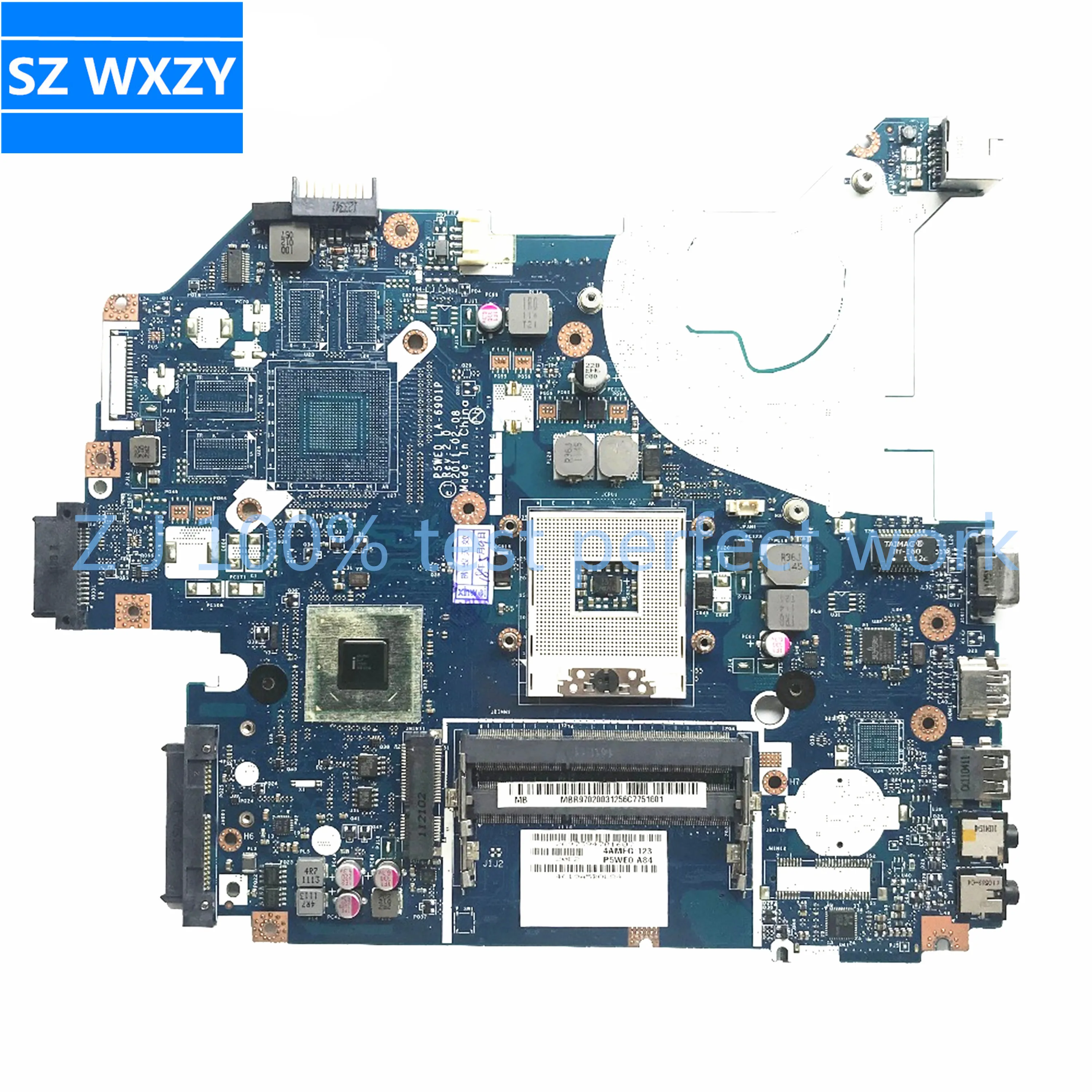 Высококачественная материнская плата для ноутбука ACER 5750 NV57 MBR9702003 HM65 P5WE0 LA 6901P 100%