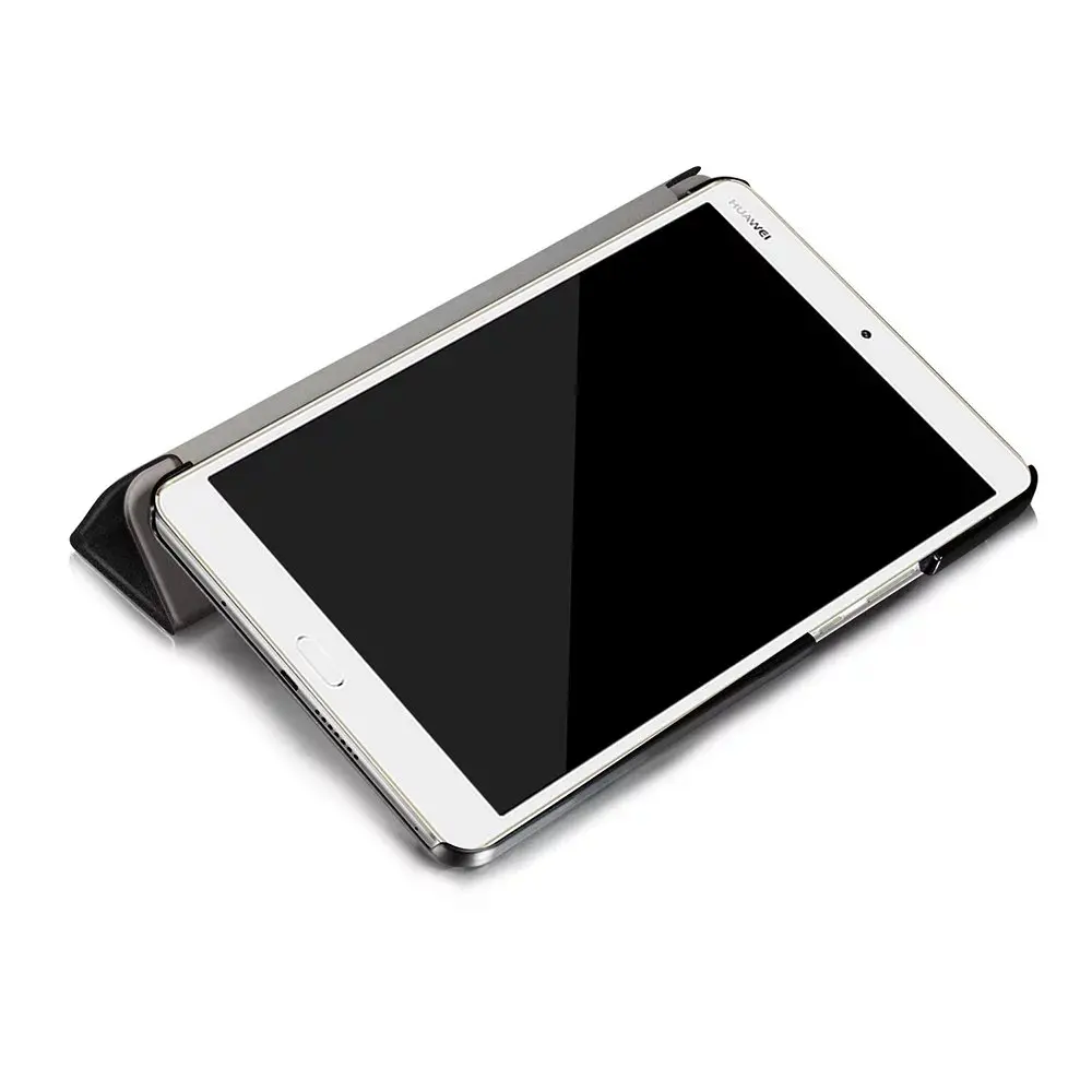 Ультратонкий чехол для Huawei Media Pad M3 8 4 дюйма планшета с подставкой и кожаным