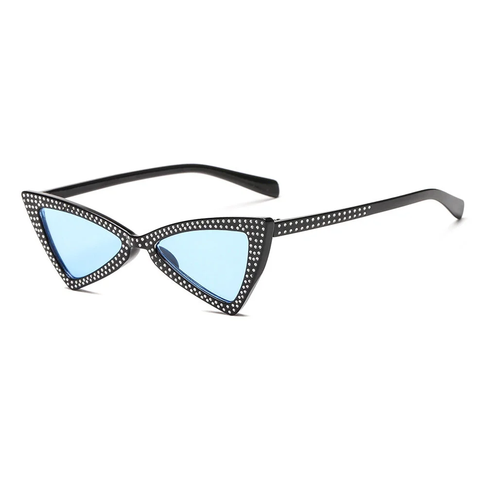 

DCM Small Triangle Sunglasses Women Luxury Brand Cat Eye Sun glasses Ladies Fashion Sunglasses