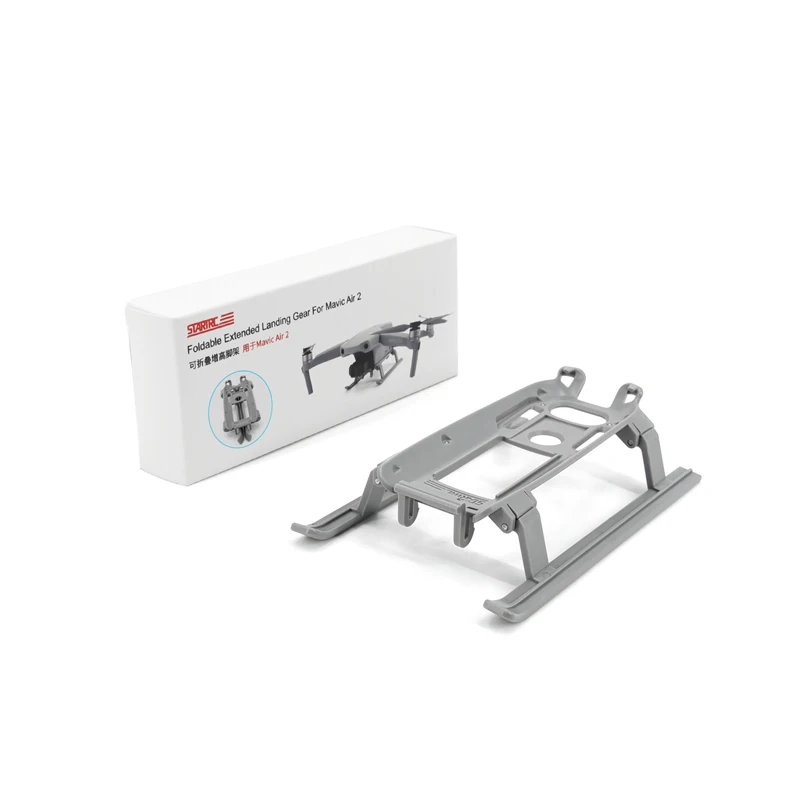 

STARTRCQuick Release Extended Landing Gear Skid Heightened 20mm Protector Feet RC Spare Parts For Mavic Air 2 Drones Quadcopters