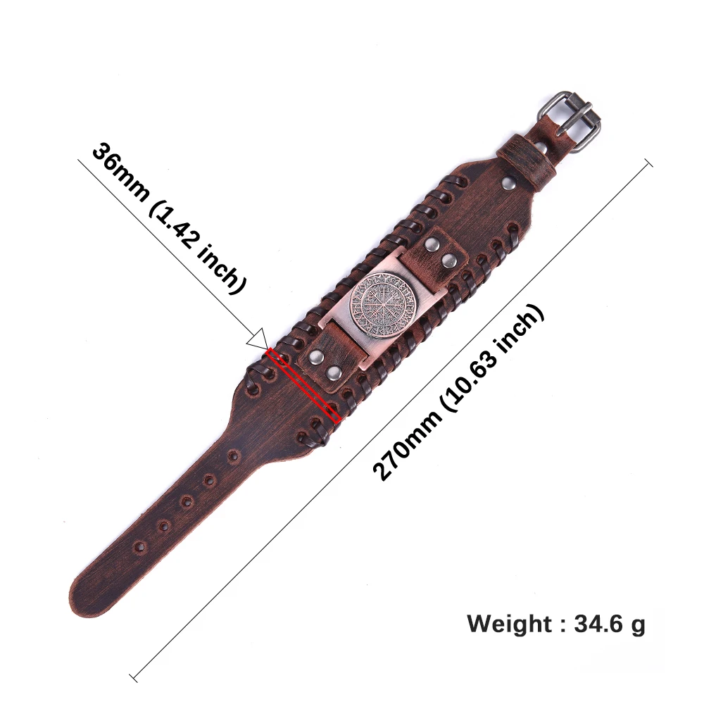 Кожаный браслет и браслеты с крючками от солнца колесиками амулет Викинга