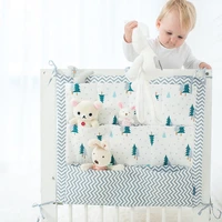 f b rooms nursery hanging storage bag diaper pocket for newborn crib bedding set baby cot bed crib organizer toy