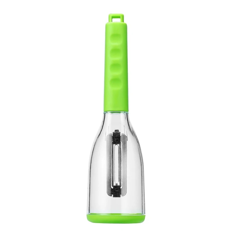 

Peeler With Rubbish Bin Stainless Steel Multi-function Vegetable Peeler Cutter Peeler Carrot Grater Kitchen Accessories Gadget