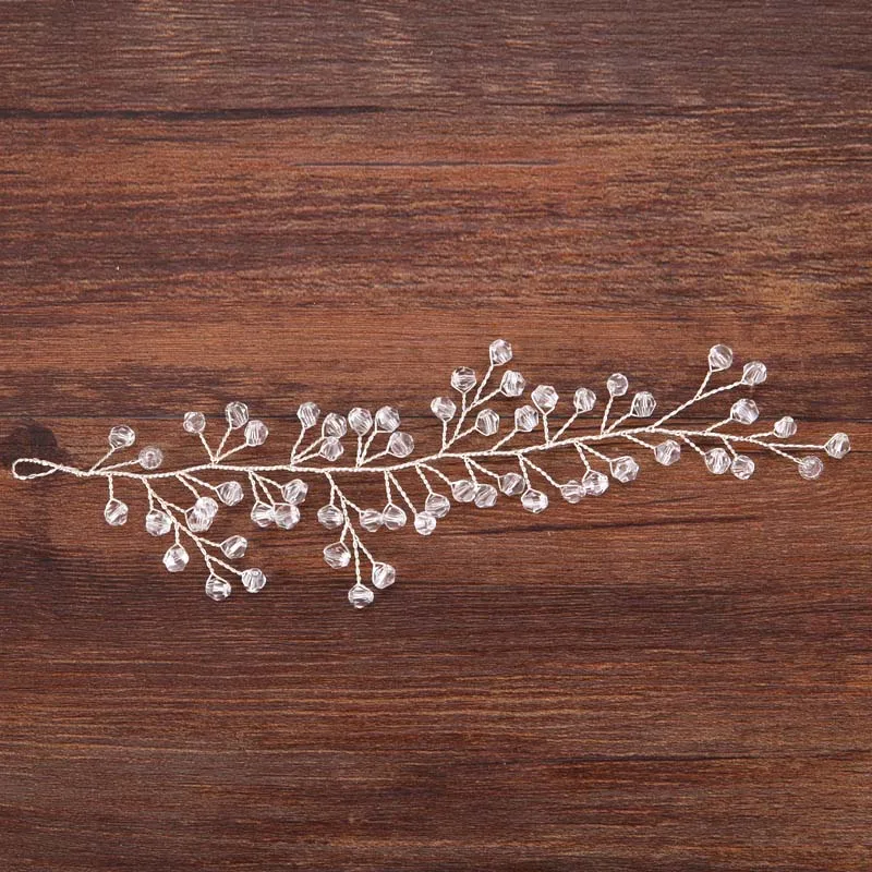 Женская тиара ручной работы с искусственным жемчугом и кристаллами - купить по