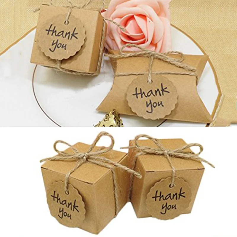 5/10 шт. мини чемодан коробки для конфет дорожная Подарочная коробка бумажные