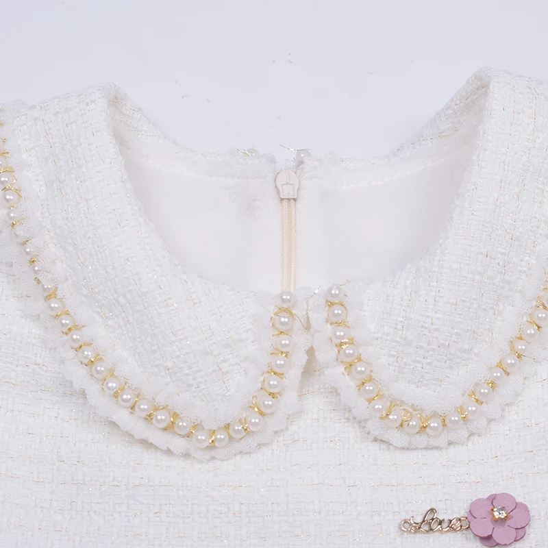 Модное классическое весеннее платье для девочек клетчатое принцессы без рукавов