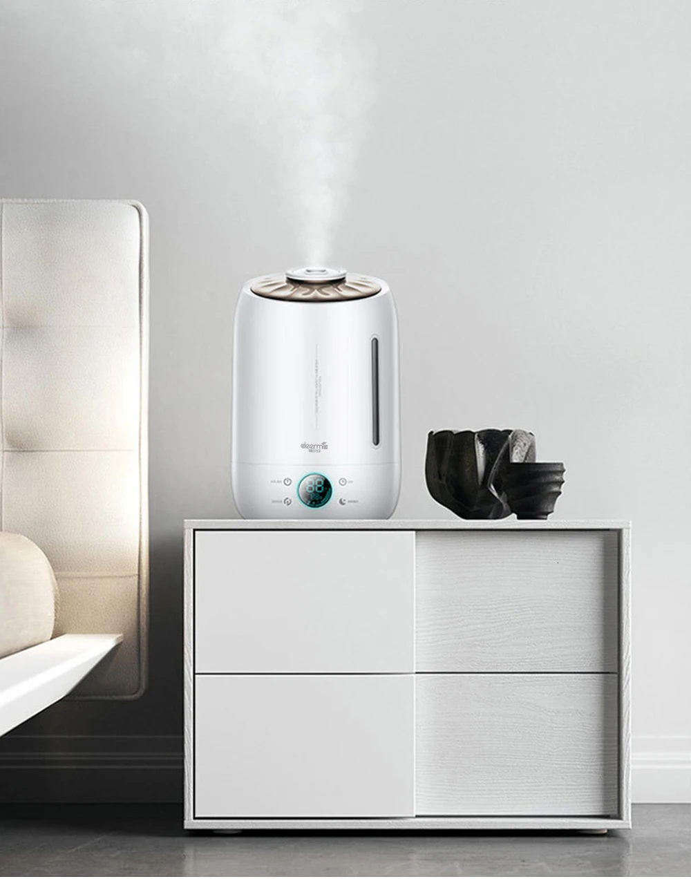 Ультразвуковой увлажнитель воздуха 5л с неподвижным ароматом светоизлучающий