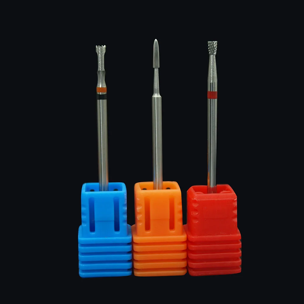 

solid carbide polygon nail drill bit milling cutter for removeal of the agnail callus and leftover material on nail skin