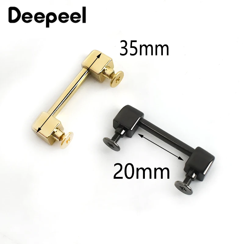Deepeel 5 шт. 2 см металлическая пряжка Арка Блокировка моста ручка винт для кожаного
