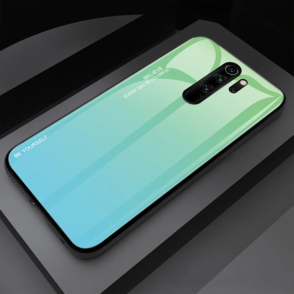 Xiaomi Redmi Note 8 Pro чехол Роскошный Мраморный закаленное стекло Мягкий ТПУ чехол противоударный чехол для Redmi Note 8 Pro