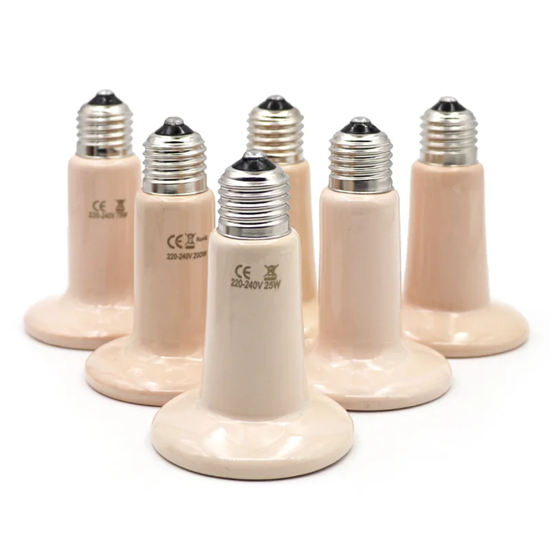 Нагревательная лампа для домашних животных инфракрасный керамический