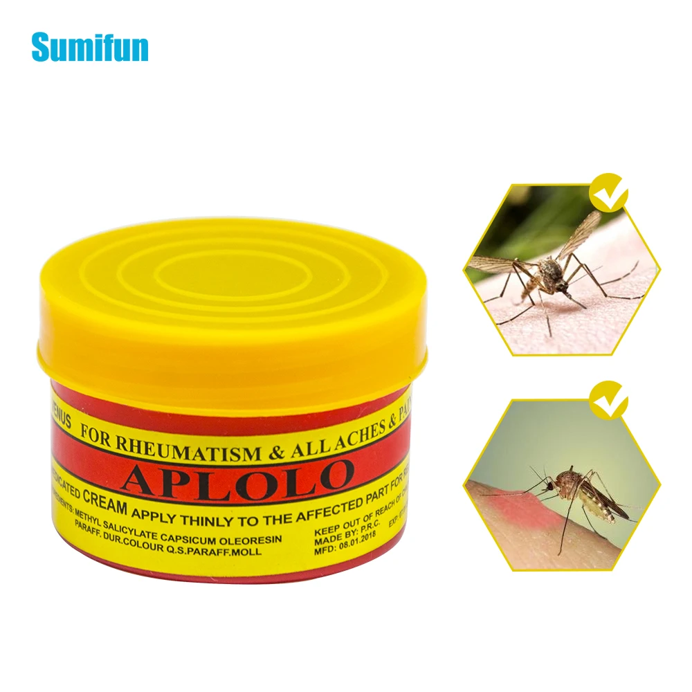 3 шт. противомоскитная мазь Охлаждающий бальзам успокаивает зуд головокружение головная боль облегчение