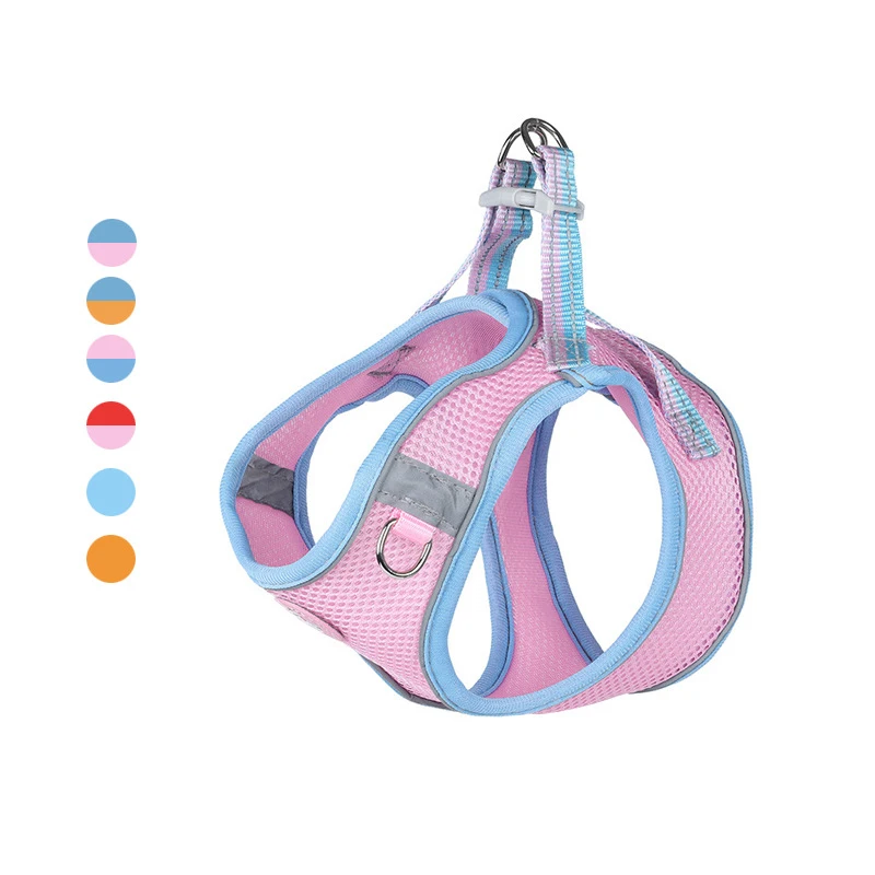 

Маленький и средний размер, жилет для собак, светоотражающая нагрудная шлейка, ремень, набор