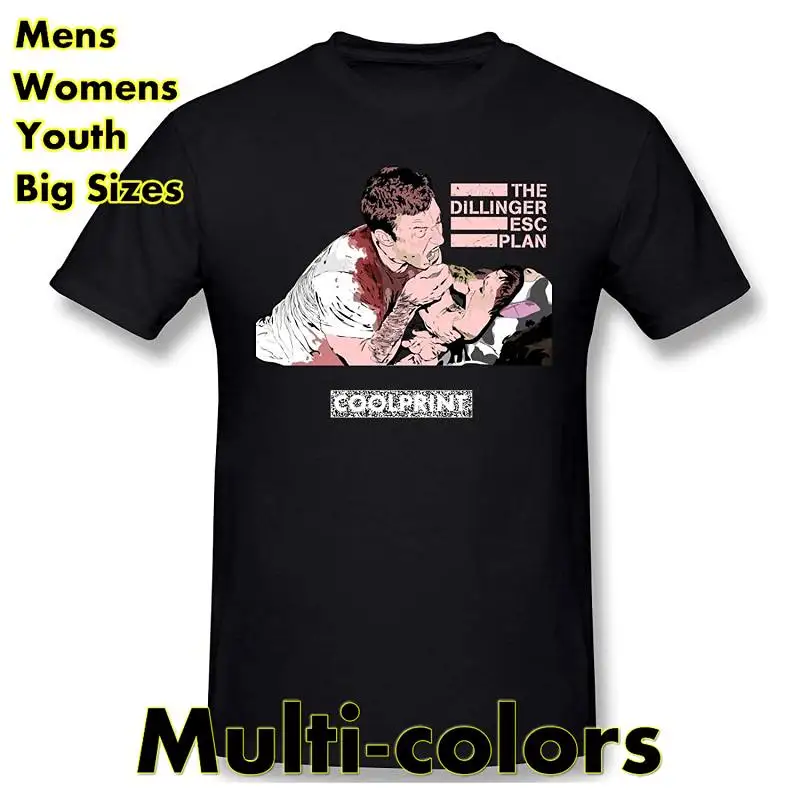 

Мужские футболки с рисунком JohnnyKJayTee The Dillinger Escape