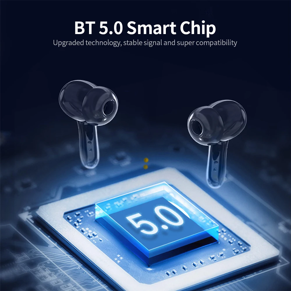 

Wireless BT Earphone Mini Design Type-C Touch Control Earphone Waterproof Ear-in Headset wireless headphones for Sport/Vehicle