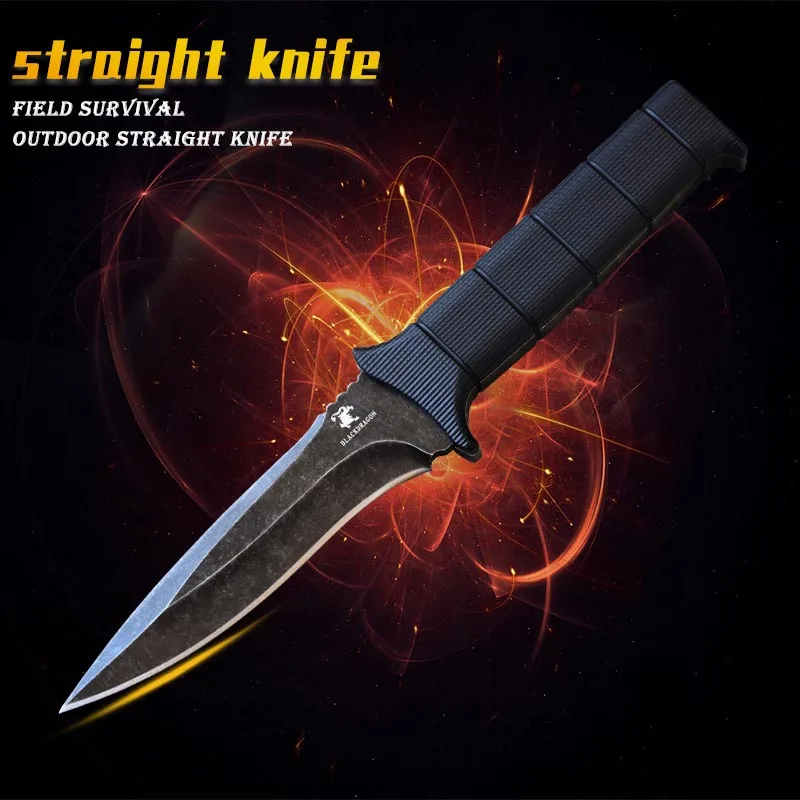 DC53 стальной маленький прямой нож для кемпинга открытый острый выживания