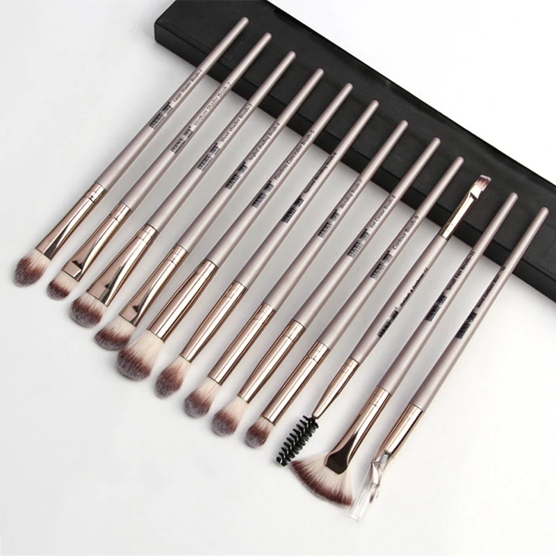 

12 Pcs Makeup Brush Set Eye Shadow Foundation Cosmetic Tool Kit AC889