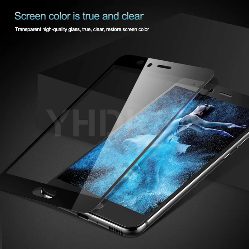 

500D Protective Glass on the For Huawei Y5 Y6 Y7 Y9 Prime 2018 2019 Tempered Screen Protector Huawei Y5 Lite Glass Safety Film